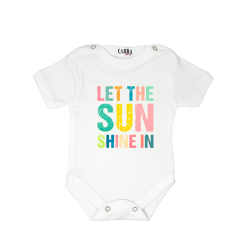 Carra Let The Sun бебешко боди